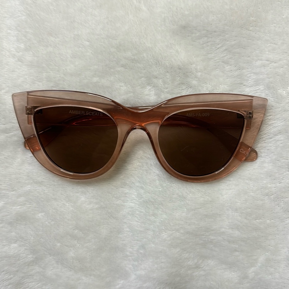 Amber Sceats Cateye Pink Sunglasses - Picture 2 of 8